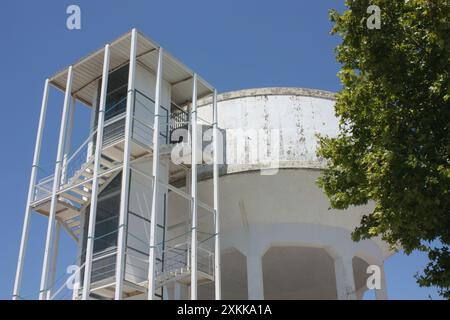 Die Camera Obscura in der Nähe der pousada in der Stadt Tavira, Algarve, Portugal Stockfoto