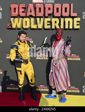 Mailand, Photocall für die Vorschau des neuen Marvel Studios-Films DEADPOOL & WOLVERINE im Foto: Gast Stockfoto