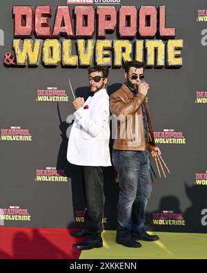 Mailand, Photocall für die Vorschau des neuen Marvel Studios-Films DEADPOOL & WOLVERINE im Foto: Gast Stockfoto