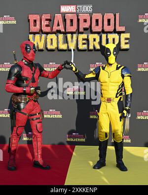 Mailand, Photocall für die Vorschau des neuen Marvel Studios-Films DEADPOOL & WOLVERINE im Foto: Gast Stockfoto