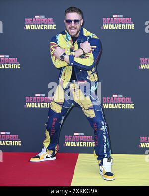 Mailand, Photocall für die Vorschau des neuen Marvel Studios-Films DEADPOOL & WOLVERINE im Foto: Gast Stockfoto