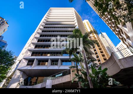 Brisbane, QLD, Australien - Blick auf moderne Hochhäuser der Stadt Stockfoto