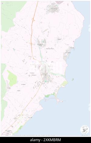 Chia, Provincia di Cagliari, IT, Italien, Sardinien, n 39 0' 47'', N 9 0' 5'', Karte, Cartascapes Map, veröffentlicht 2024. Erkunden Sie Cartascapes, eine Karte, die die vielfältigen Landschaften, Kulturen und Ökosysteme der Erde enthüllt. Reisen Sie durch Zeit und Raum und entdecken Sie die Verflechtungen der Vergangenheit, Gegenwart und Zukunft unseres Planeten. Stockfoto