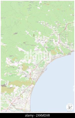 Pietra Ligure, Provincia di Savona, IT, Italien, Ligurien, n 44 9' 10''', N 8 17' 11''', Karte, Cartascapes Map, veröffentlicht 2024. Erkunden Sie Cartascapes, eine Karte, die die vielfältigen Landschaften, Kulturen und Ökosysteme der Erde enthüllt. Reisen Sie durch Zeit und Raum und entdecken Sie die Verflechtungen der Vergangenheit, Gegenwart und Zukunft unseres Planeten. Stockfoto