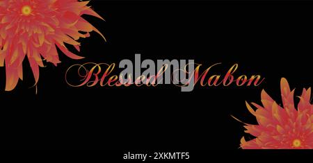 Den Geist von Mabon Zu begrüßen, Eine Zeit der Ernte und des Segens Stock Vektor