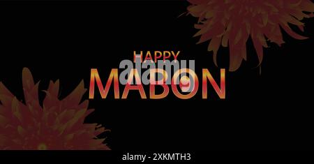 Den Geist von Mabon Zu begrüßen, Eine Zeit der Ernte und des Segens Stock Vektor