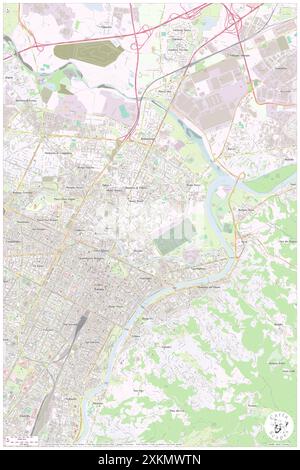 Stazione Torino Vanchiglia, Turin, IT, Italien, Piemont, n 45 4' 59''', N 7 42' 0'', Karte, Kartenausgabe 2024. Erkunden Sie Cartascapes, eine Karte, die die vielfältigen Landschaften, Kulturen und Ökosysteme der Erde enthüllt. Reisen Sie durch Zeit und Raum und entdecken Sie die Verflechtungen der Vergangenheit, Gegenwart und Zukunft unseres Planeten. Stockfoto