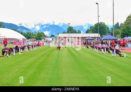 Rottach Egern, Deutschland. Juli 2024. FC BAYERN München Trainingslager 1.Deutsche Fußball-Liga, in Rottach-Egern, Tegernsee, 22. Juli 2024 Saison 2024/2025, FCB, Fotograf: ddp Images/STAR-Images Credit: ddp Media GmbH/Alamy Live News Stockfoto