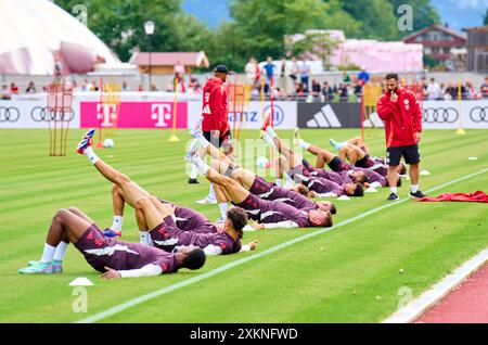 Rottach Egern, Deutschland. Juli 2024. FC BAYERN München Trainingslager 1.Deutsche Fußball-Liga, in Rottach-Egern, Tegernsee, 22. Juli 2024 Saison 2024/2025, FCB, Fotograf: ddp Images/STAR-Images Credit: ddp Media GmbH/Alamy Live News Stockfoto