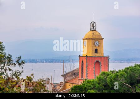 Malerischer Blick auf Saint Tropez in Südfrankreich Stockfoto