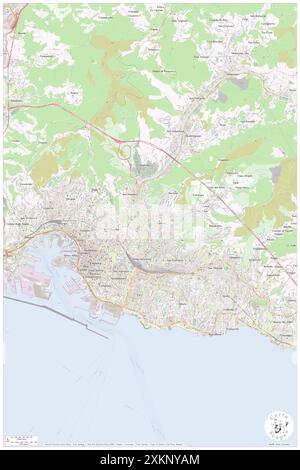 Stadio Comunale Luigi Ferraris, Provincia di Genova, IT, Italien, Ligurien, n 44 24' 59''', N 8 57' 8''', Karte, Cartascapes Map, veröffentlicht 2024. Erkunden Sie Cartascapes, eine Karte, die die vielfältigen Landschaften, Kulturen und Ökosysteme der Erde enthüllt. Reisen Sie durch Zeit und Raum und entdecken Sie die Verflechtungen der Vergangenheit, Gegenwart und Zukunft unseres Planeten. Stockfoto