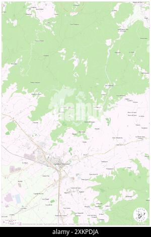 Monte Castiglion Maggio, Provinz Arezzo, IT, Italien, Toskana, n 43 22' 0''', N 11 55' 59'', Karte, Kartenausgabe 2024. Erkunden Sie Cartascapes, eine Karte, die die vielfältigen Landschaften, Kulturen und Ökosysteme der Erde enthüllt. Reisen Sie durch Zeit und Raum und entdecken Sie die Verflechtungen der Vergangenheit, Gegenwart und Zukunft unseres Planeten. Stockfoto