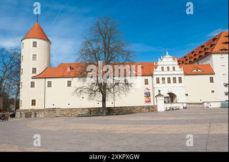 Schloss Freudenstein, Freiberg, Landkreis Mittelsachsen, Sachsen, Deutschland Stockfoto