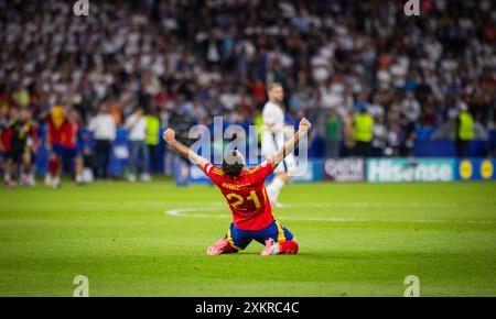 Berlin, Deutschland. Juli 2024. Mikel Oyarzabal (ESP) Spain - England Spanien - England 14.07.2024 Copyright (nur für journalistische Zwecke) by : Stockfoto