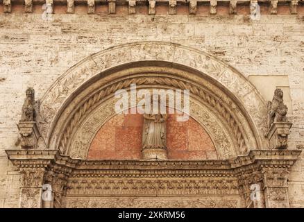 Perugia, die Hauptstadt der Region Umbrien in Mittelitalien Stockfoto