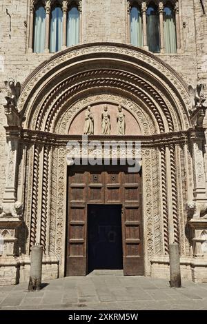 Perugia, die Hauptstadt der Region Umbrien in Mittelitalien Stockfoto