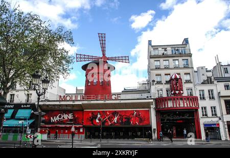 Le Café du Moulin Rouge Stockfoto