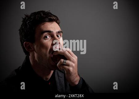 Jimmy Anderson Portrait Session Stockfoto