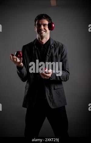 Jimmy Anderson Portrait Session Stockfoto