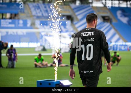 Columbus, Ohio, USA. Juli 2024. Liga MX Stürmer André-Pierre Gignac (10). Die MLS All-Star Challenge findet am Tag vor dem All-Star-Spiel zwischen MLS und Liga MX im Feld Lower.com statt. Quelle: Kindell Buchanan/Alamy Live News Stockfoto