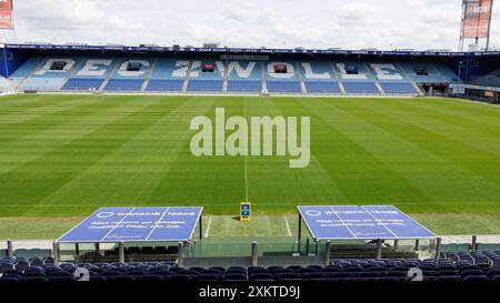 Zwolle, Niederlande. Juli 2024. ZWOLLE, 24.07.2024, MAC³PARK Stadium, niederländischer Fußball Eredivisie, Saison 2024/2025. Während des Photocall PEC Zwolle Credit: Pro Shots/Alamy Live News Stockfoto