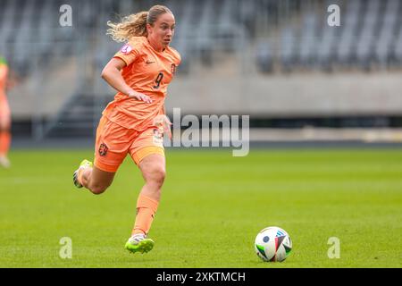 Kaunas, Litauen. Juli 2024. KAUNAS, LITAUEN - 24. JULI: Danique Tolhoek aus den Niederlanden während des Halbfinalspiels der UEFA-U19-Meisterschaft der Frauen zwischen den Niederlanden und Frankreich bei S. Darius & S. Girenas am 24. Juli 2024 in Kaunas, Litauen. (Foto: Nikola Krstic/Orange Pictures) Credit: Orange Pics BV/Alamy Live News Stockfoto