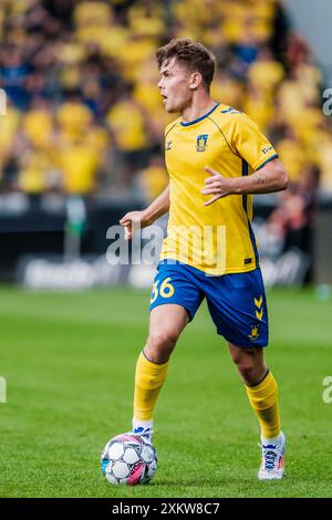 Viborg, Dänemark. Juli 2024. Mathias Kvistgaarden (36) von Broendby IF beim 3F Superliga-Spiel zwischen Viborg FF und Broendby IF in der Energy Viborg Arena in Viborg. Stockfoto