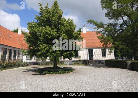 Rungsted kyst/North zealand/Denmark/24 July 2024/Karen blixen Museum buidlingin rundgsted kyst North zealand Dänemark (Foto. Francis Joseph Dean/Dean Pictures) (nicht für kommerzielle Zwecke) Stockfoto