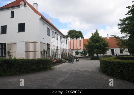 Rungsted kyst/North zealand/Denmark/24 July 2024/Karen blixen Museum buidlingin rundgsted kyst North zealand Dänemark Foto. Bilder von Francis Joseph Dean/Dean sind nicht für kommerzielle Zwecke bestimmt Stockfoto