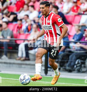 Eindhoven, Niederlande. Juli 2024. EINDHOVEN, 24.07.2024, Philips Stadium, Lichtstadderby Season 2024/2025, PSV - FC Eindhoven, PSV-Spieler Couhaib Driouech während des Spiels PSV - Eindhoven Credit: Pro Shots/Alamy Live News Stockfoto