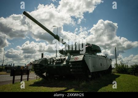 Tank Monument, Leyland, Lancashire Stockfoto