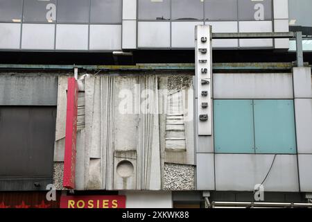 Detail des Quayside Tower in Birmingham Stockfoto