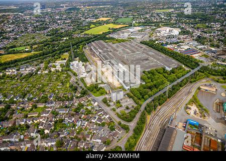 Luftbild, Gesamtansicht Werk Vallourec Deutschland GmbH, Schützenstraße, Fritz-Thyssen-Brücke, Gewerbegebiet Mannesmannstraße, Dümpten - West, Mülheim an der Ruhr, Ruhrgebiet, Nordrhein-Westfalen, Deutschland ACHTUNGxMINDESTHONORARx60xEURO *** Luftansicht, Gesamtansicht des Werks Vallourec Deutschland GmbH, Schützenstraße, Fritz Thyssen Brücke, Gewerbegebiet Mannesmannstraße, Dümpten West, Mülheim an der Ruhr, Ruhrgebiet, Nordrhein-Westfalen, Deutschland ATTENTIONxMINDESTHONORARx60xEURO Stockfoto