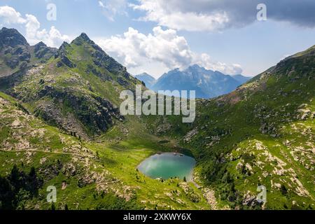 FIRO dei Tre laghi in Lagorai, trentino Südtirol, italienische Alpen Stockfoto