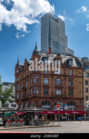 Der Nextower im Palais Thurn und Taxis, Frankfurt, Deutschland Stockfoto