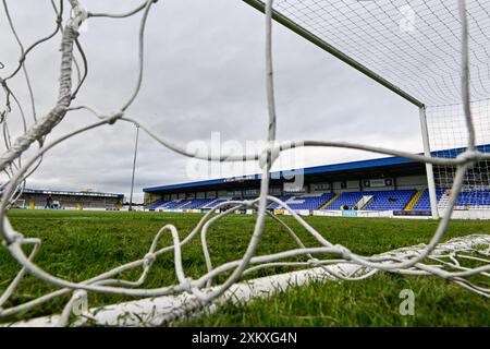 Chester, Großbritannien. Juli 2024. Eine allgemeine Ansicht des Deva Stadions vor dem Vorsaison-Freundschaftsspiel Chester gegen Manchester United im Deva Stadium, Chester, Großbritannien, 24. Juli 2024 (Foto: Cody Froggatt/News Images) in Chester, Großbritannien am 24. Juli 2024. (Foto: Cody Froggatt/News Images/SIPA USA) Credit: SIPA USA/Alamy Live News Stockfoto