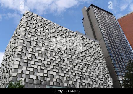 City Lofts Tower Unterkunft Charles Street Käsereibe Parkplatz Sheffield Stadtzentrum England Großbritannien Hochhaus Apartmentblock Gebäude Stockfoto