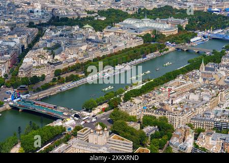 24. Juli 2024, Frankreich Paris, Olympische Spiele Stockfoto