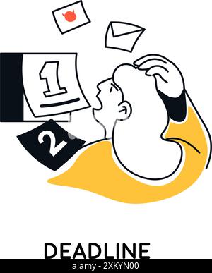 Abbildung einer Führungskraft Stock Vektor