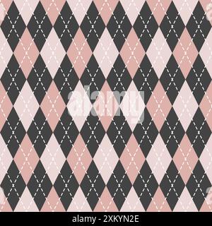 Nahtloses Vektormuster traditioneller Argyle Stock Vektor