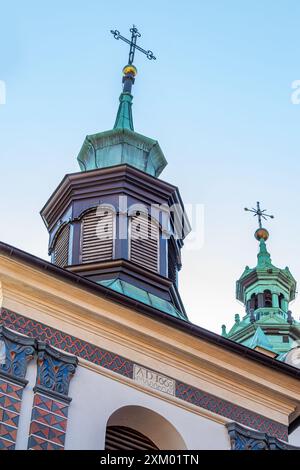 24. Juli 2024 Lublin Polen. Foto von der Reise. Stadtarchitektur. Stockfoto