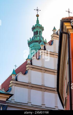 24. Juli 2024 Lublin Polen. Foto von der Reise. Stadtarchitektur. Stockfoto