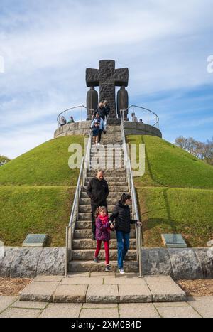 Der Deutsche Kriegsfriedhof La Cambe in Frankreich Stockfoto