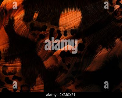 Digitale Effekte. Stoffmuster. Buntes Muster. Stoffdrucke, Muster, Textildrucke, Bekleidungsmuster, bunte Linien, Textildruck, Textil Stockfoto