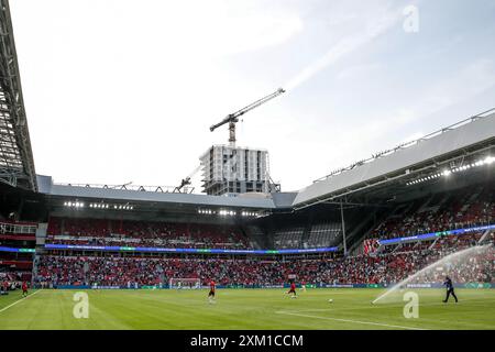 EINDHOVEN - Bauarbeiten außerhalb des Phillips Stadions während des Freundschaftsspiels zwischen PSV Eindhoven und FC Eindhoven im Phillips Stadion am 24. Juli 2024 in Eindhoven, Niederlande. ANP | Hollandse Hoogte | BART STOUTJESDIJK Stockfoto