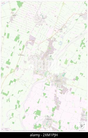 Chiesa di San Sebastiano e San Rocco, Provincia di Ferrara, IT, Italien, Emilia-Romagna, n 44 43' 32'', N 11 17' 26'', Karte, Cartascapes Map, veröffentlicht 2024. Erkunden Sie Cartascapes, eine Karte, die die vielfältigen Landschaften, Kulturen und Ökosysteme der Erde enthüllt. Reisen Sie durch Zeit und Raum und entdecken Sie die Verflechtungen der Vergangenheit, Gegenwart und Zukunft unseres Planeten. Stockfoto