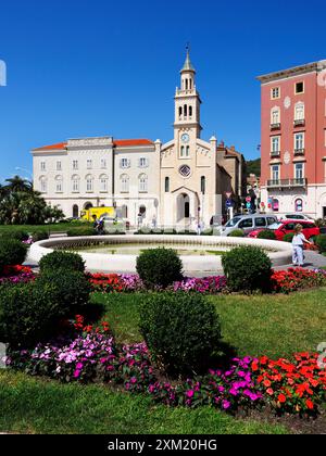 Die Kirche des Heiligen Franziskus in der Altstadt von Split Dalmatien Kroatien Stockfoto