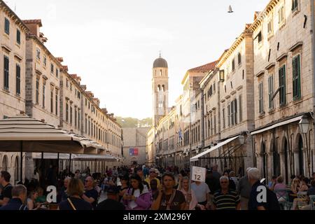 Altstadt von Dubrovnik, kroatien, vor der adria Stockfoto