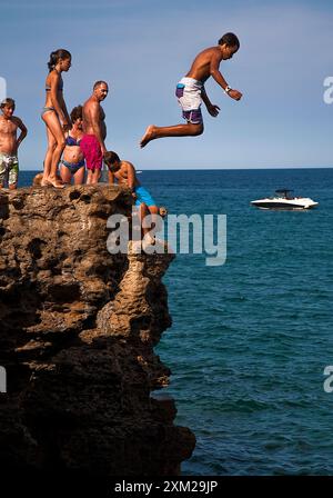 Costa Brava: Begur, Illa Roja Strand Stockfoto