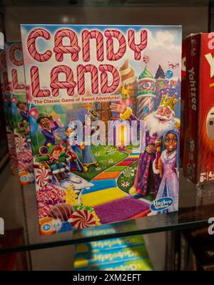 Die Arcade im Hauptkaufhaus von Macy bietet Spiele und Spielzeug, Herald Square, New York City, USA 2024 Stockfoto